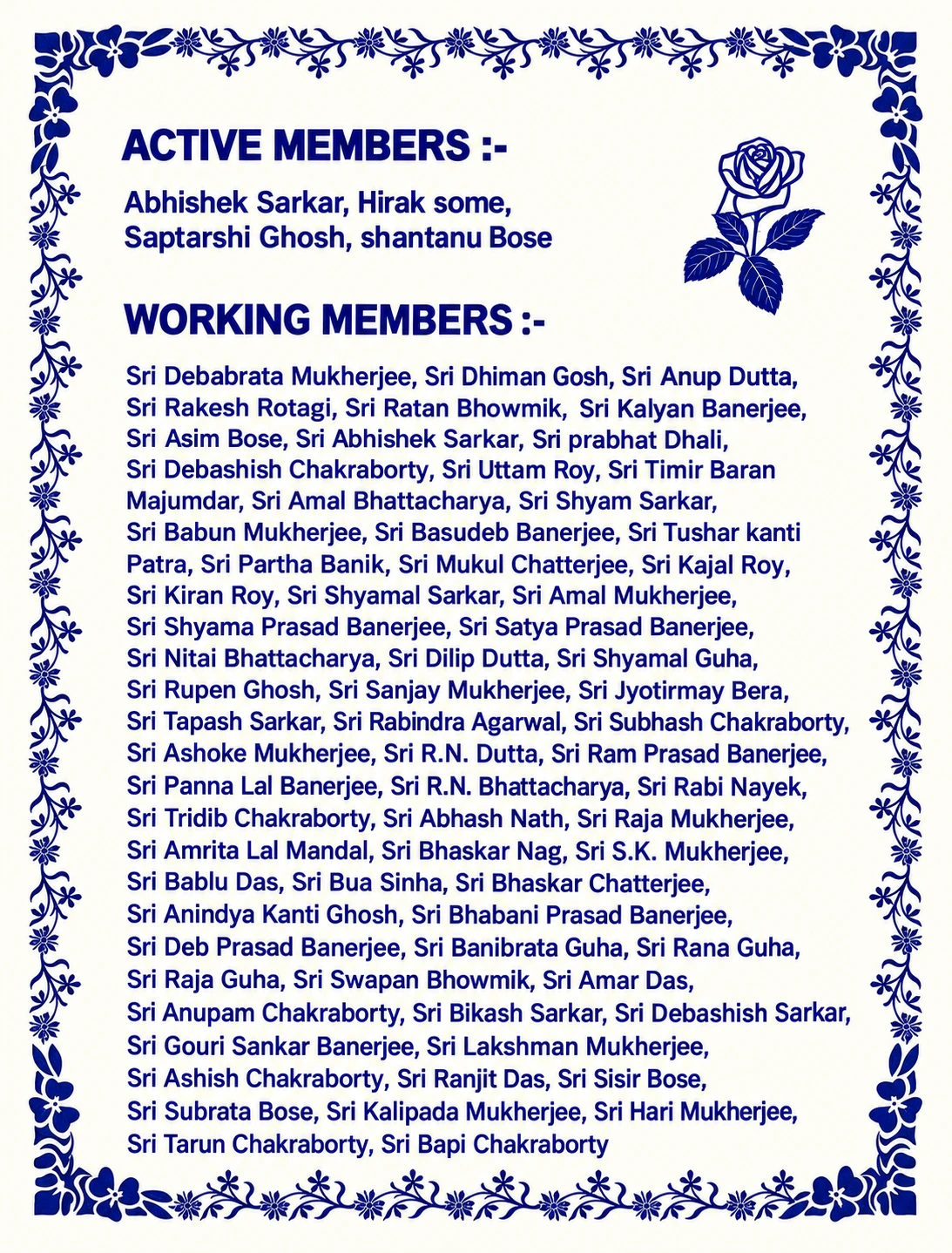 2014 · Puja Members