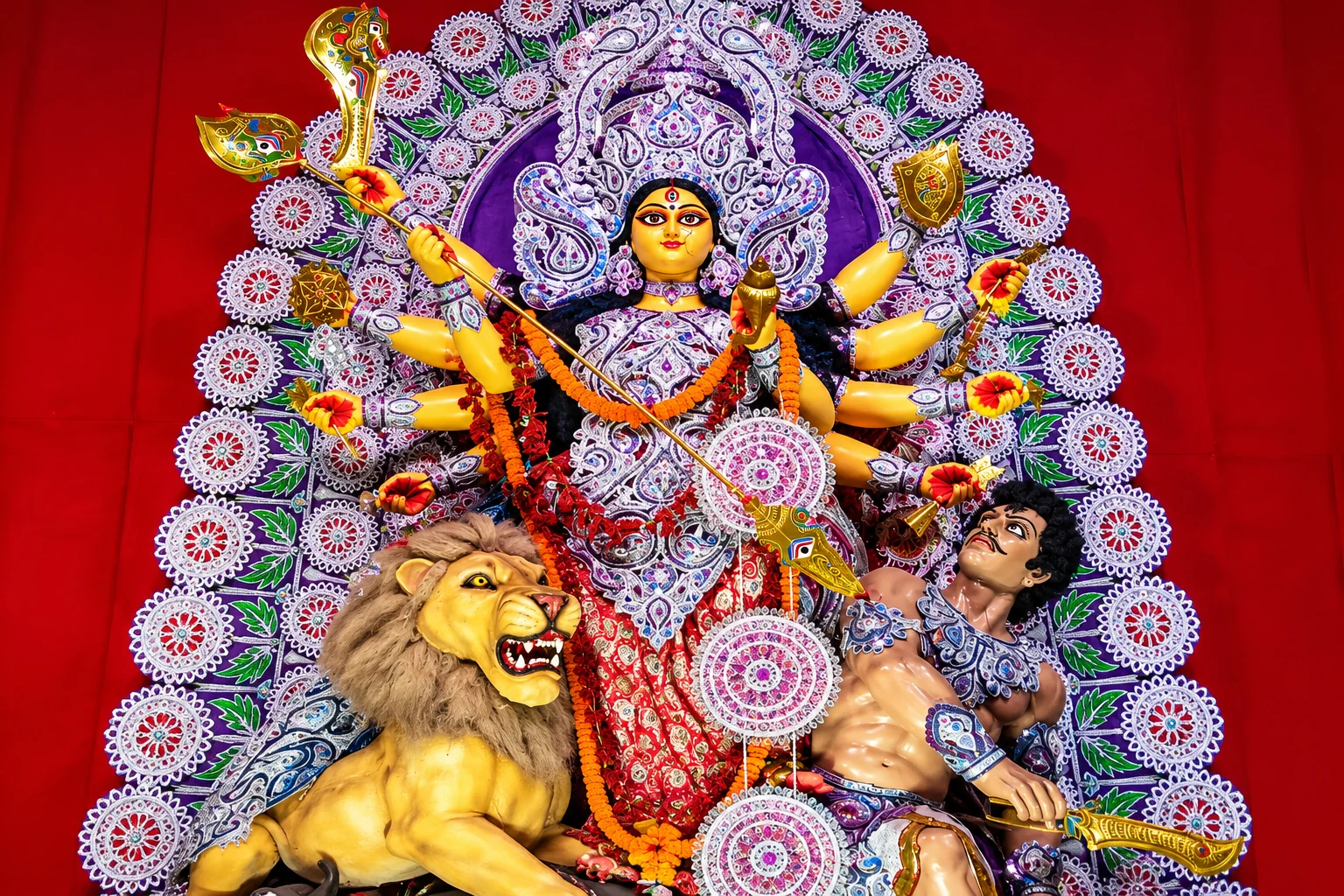 Previous years Maa Durga idol photograph Photo_11