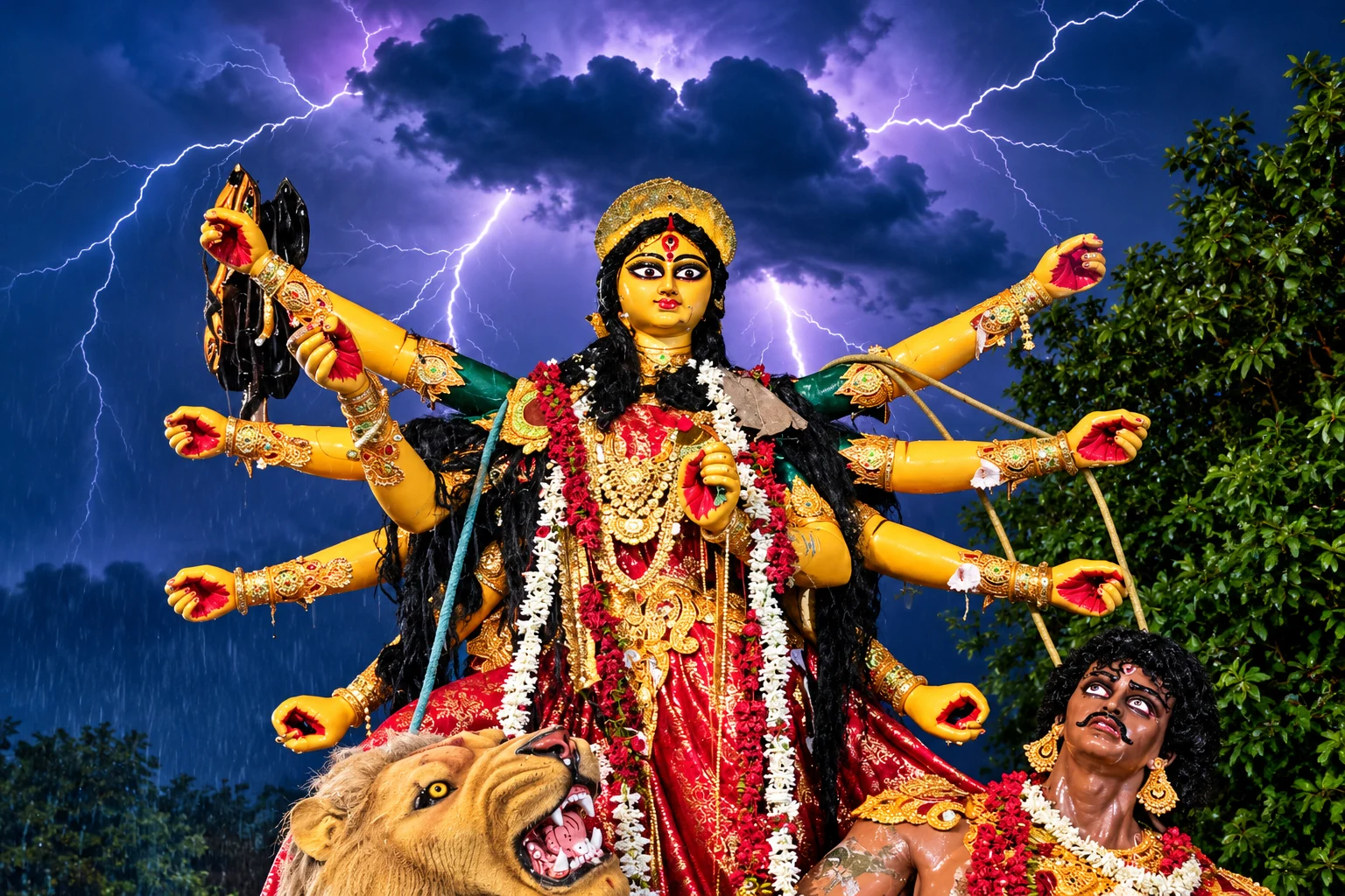 Previous years Maa Durga idol photograph Photo_4