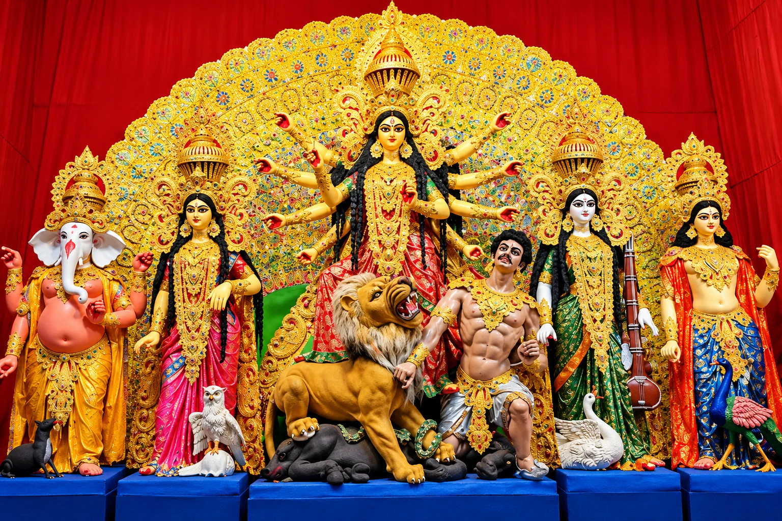 Previous years Maa Durga idol photograph Photo_8