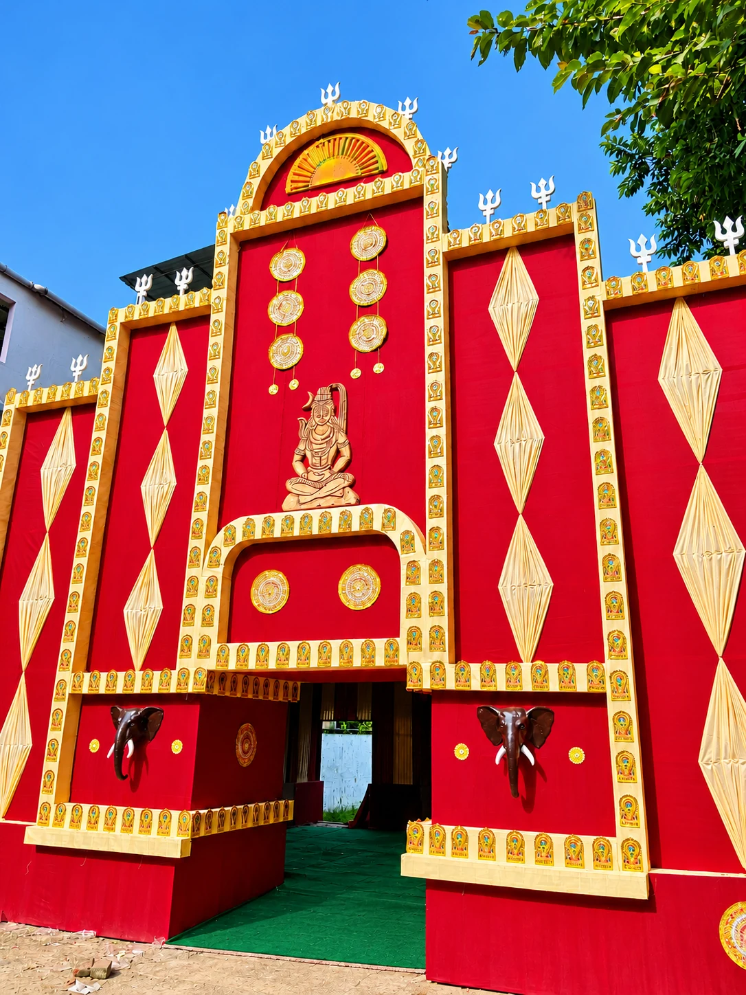 New Bakshibagan Yuba Sangha Durga Puja 2026 pandal, photograph 3